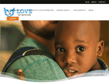 Tablet Screenshot of loveinmotionhaiti.org